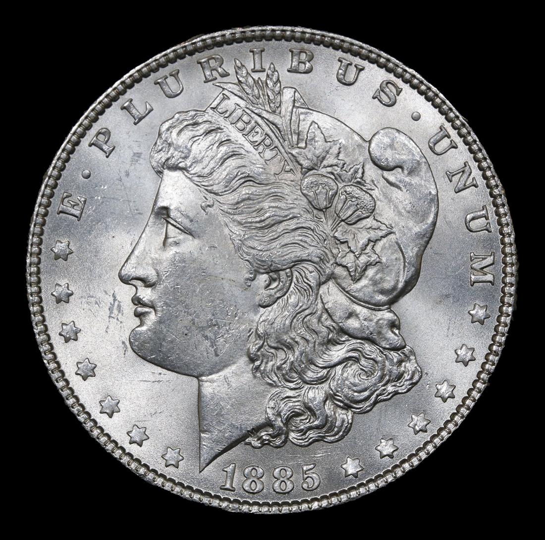 1885-p Morgan Dollar $1 Grades Select+ Unc