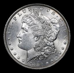 ***Auction Highlight*** 1880-p Morgan Dollar $1 Graded GEM+ Unc By USCG (fc)