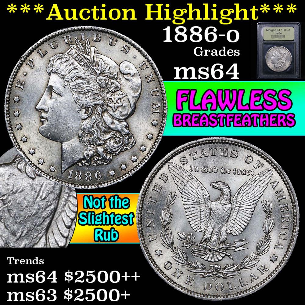 ***Auction Highlight*** 1886-o Morgan Dollar $1 Graded Choice Unc By USCG (fc)