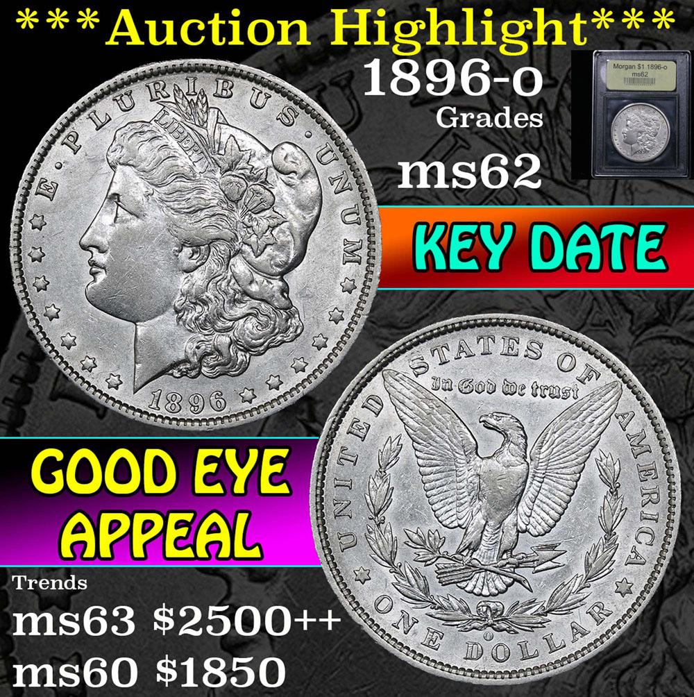 ***Auction Highlight*** 1896-o Morgan Dollar $1 Graded Select Unc By USCG (fc)