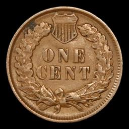 1895 Indian Cent 1c Grades Select AU