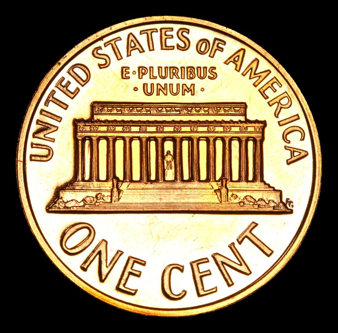 Proof 1961 Lincoln Cent 1c Grades Gem+ Proof Red