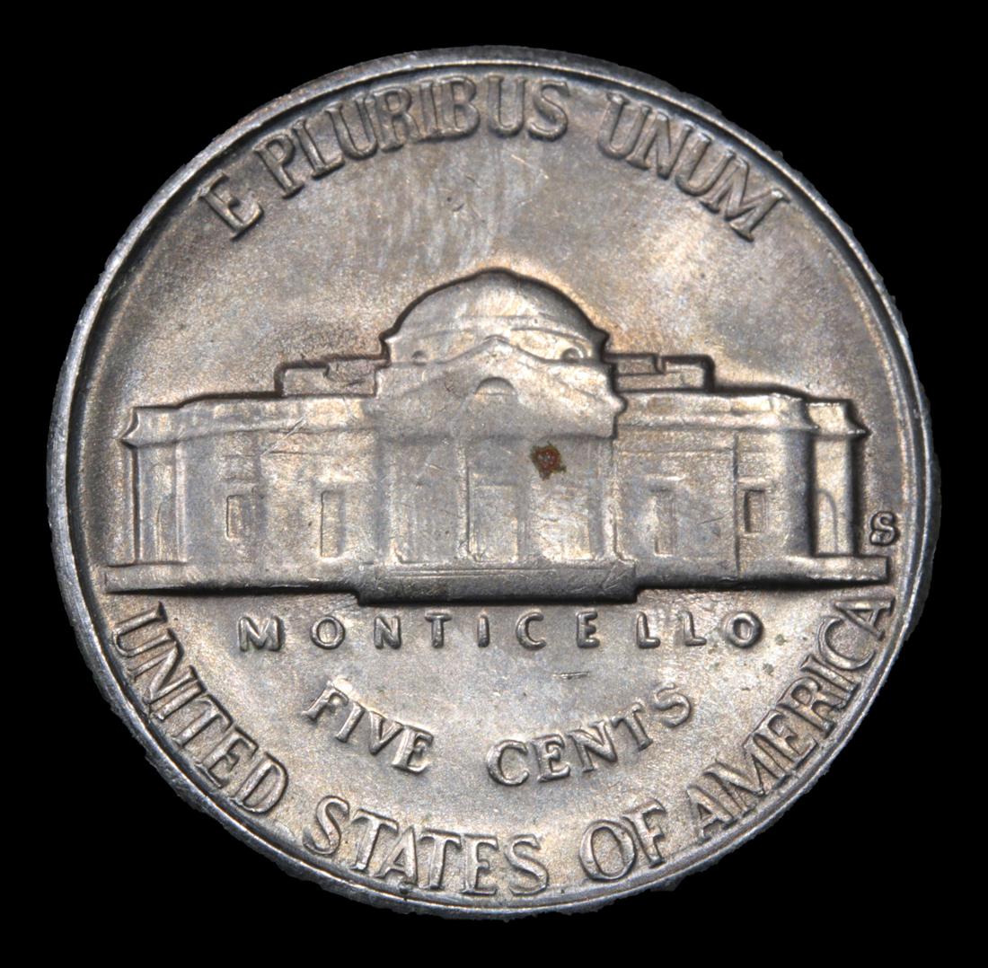 1954-s . . Jefferson Nickel 5c Grades Select Unc