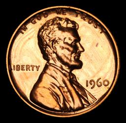 1960 . . Lincoln Cent 1c Grades Gem Proof Red