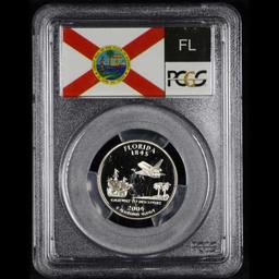 PCGS 2004-s Florida Washington Quarter 25c Graded pr69 DCAM by PCGS