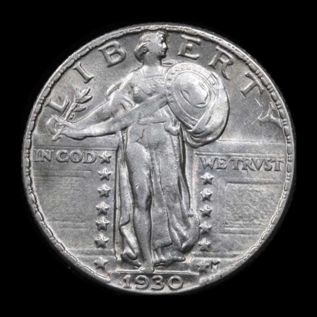 1930-p Standing Liberty Quarter 25c Grades Choice AU/BU Slider