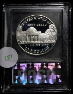 1993-s Thomas Jefferson 250th Anniversary Modern Commem Dollar $1 Graded Gem++ Proof DCAM by USCG