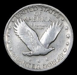 1928-d . . Standing Liberty Quarter 25c Grades vf++