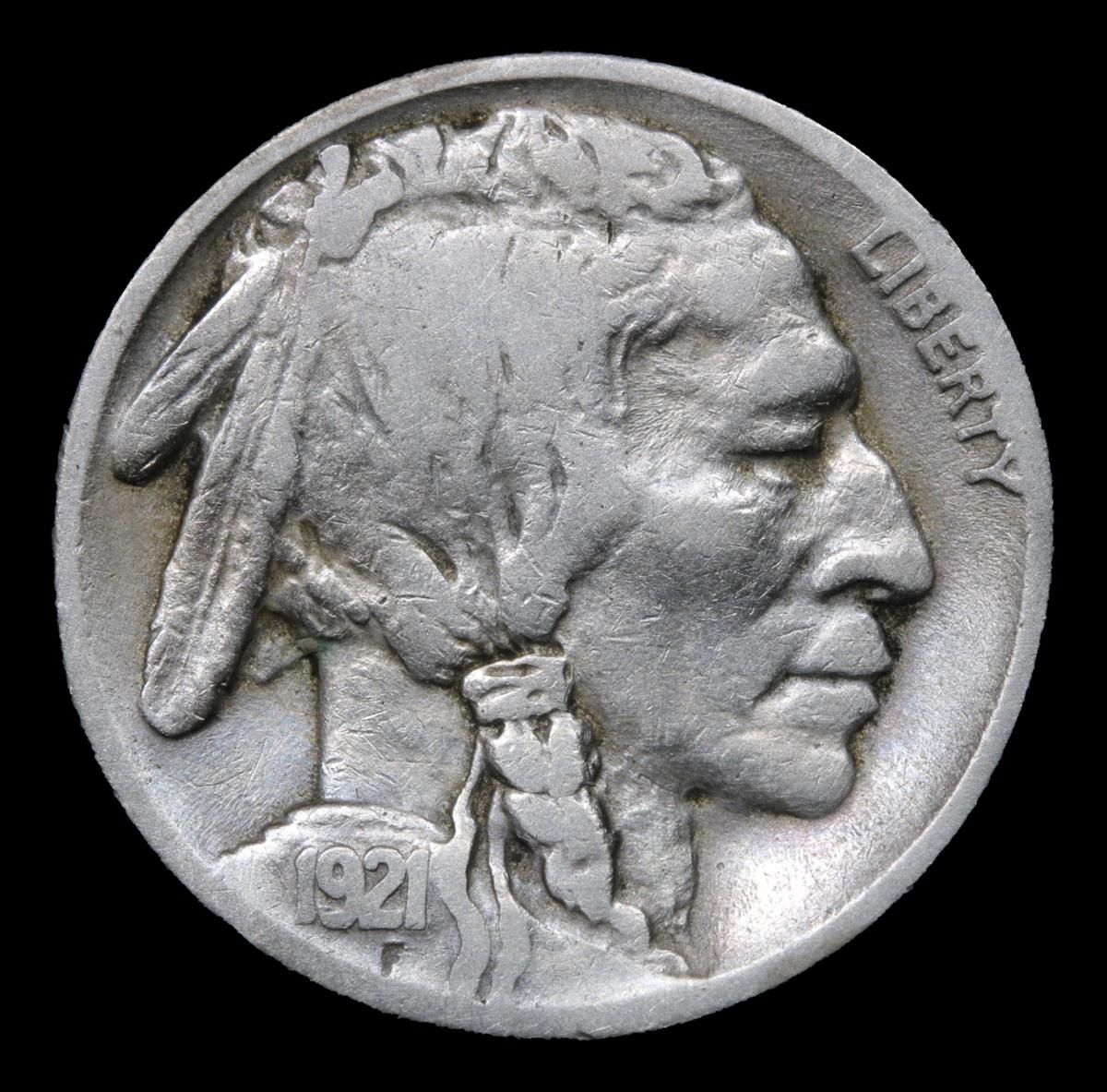 1921-p . . Buffalo Nickel 5c Grades vf, very fine