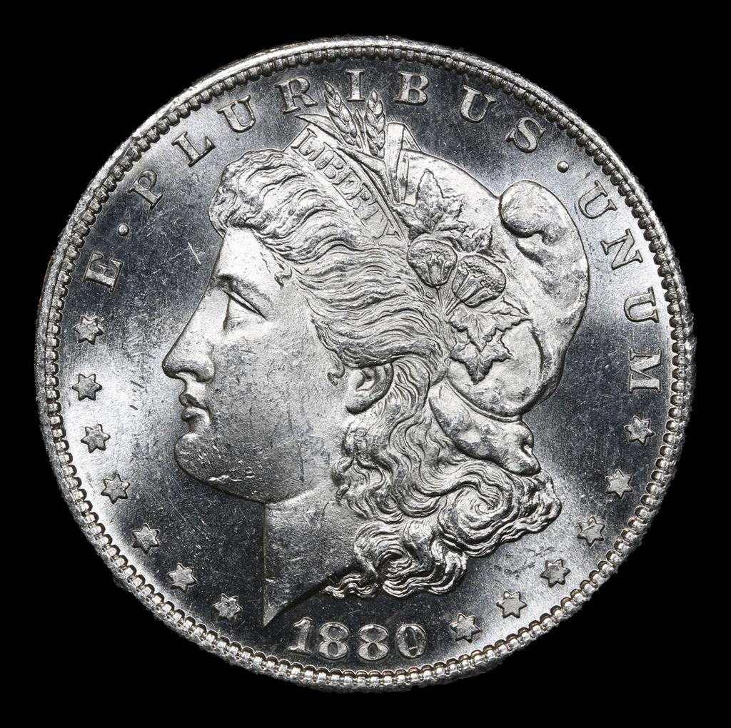 ***Auction Highlight*** 1880-s Morgan Dollar $1 Graded GEM+ UNC PL by USCG (fc)