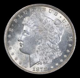 ***Auction Highlight*** 1878-p Rev' 79 Morgan Dollar $1 Graded Choice Unc By USCG (fc)