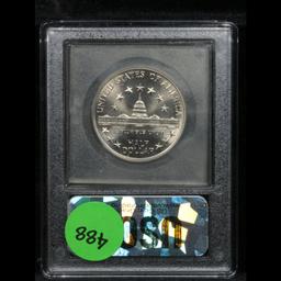 1989-d Congressional Bicentennial Unc Modern Commem Half Dollar 50c Graded ms70, Perfection by USCG