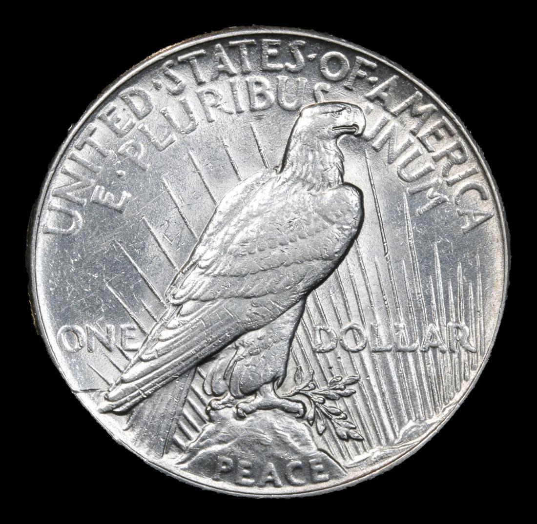 ***Auction Highlight*** 1928-p Peace Dollar $1 Graded Select Unc by USCG (fc)