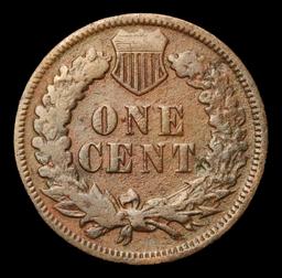 1879 Indian Cent 1c Grades f, fine