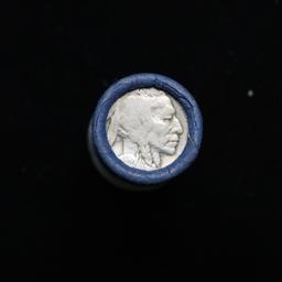 Buffalo Nickel Shotgun Roll in Old Coca-Cola Wrapper 1920 & d Mint Ends (fc)