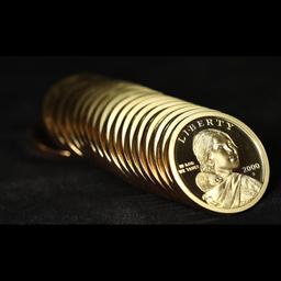 Proof 2000-s Sacagawea dollar roll $1, 20 pieces