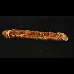 Proof 1975-s Lincoln cent 1c roll, 50 pieces (fc)