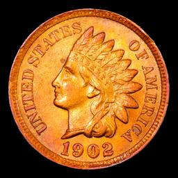 1902 Indian Cent 1c Grades Select+ Unc RD