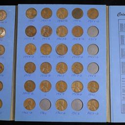 Lincoln cent book 1941-1965 not complete 63 coins . .