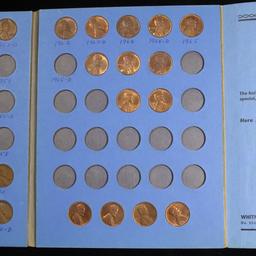 Lincoln cent book 1941-1965 not complete 63 coins . .