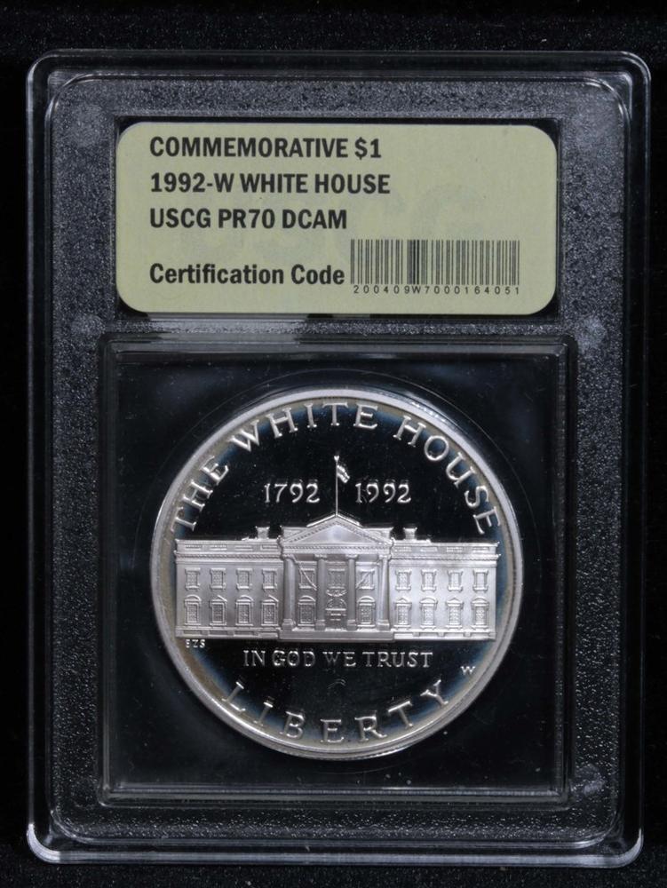 1992-w White House proof . . Modern Commem Dollar $1 Grades GEM++ Proof Deep Cameo