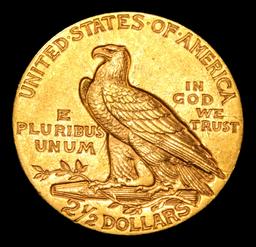***Auction Highlight*** 1915-p . . Gold Indian Quarter Eagle $2 1/2 Graded Select+ Unc By USCG (fc)