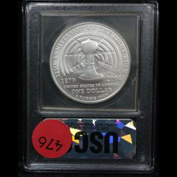 2004-p Edison Modern Commem Dollar $1 Graded ms70, Perfection By USCG