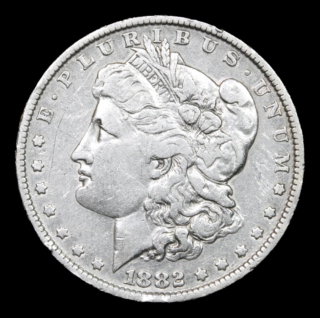 1882-o/s Top 100 Morgan Dollar $1 Grades vf+