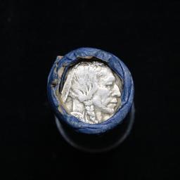 Buffalo Nickel Shotgun Roll in Old Bank Style Wrapper 1923 & d Mint Ends (fc)