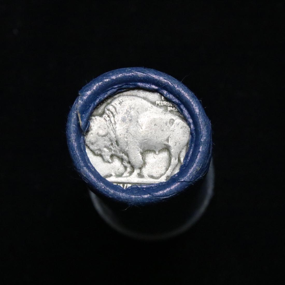 Buffalo Nickel Shotgun Roll in Old Bank Style Wrapper 1923 & d Mint Ends (fc)