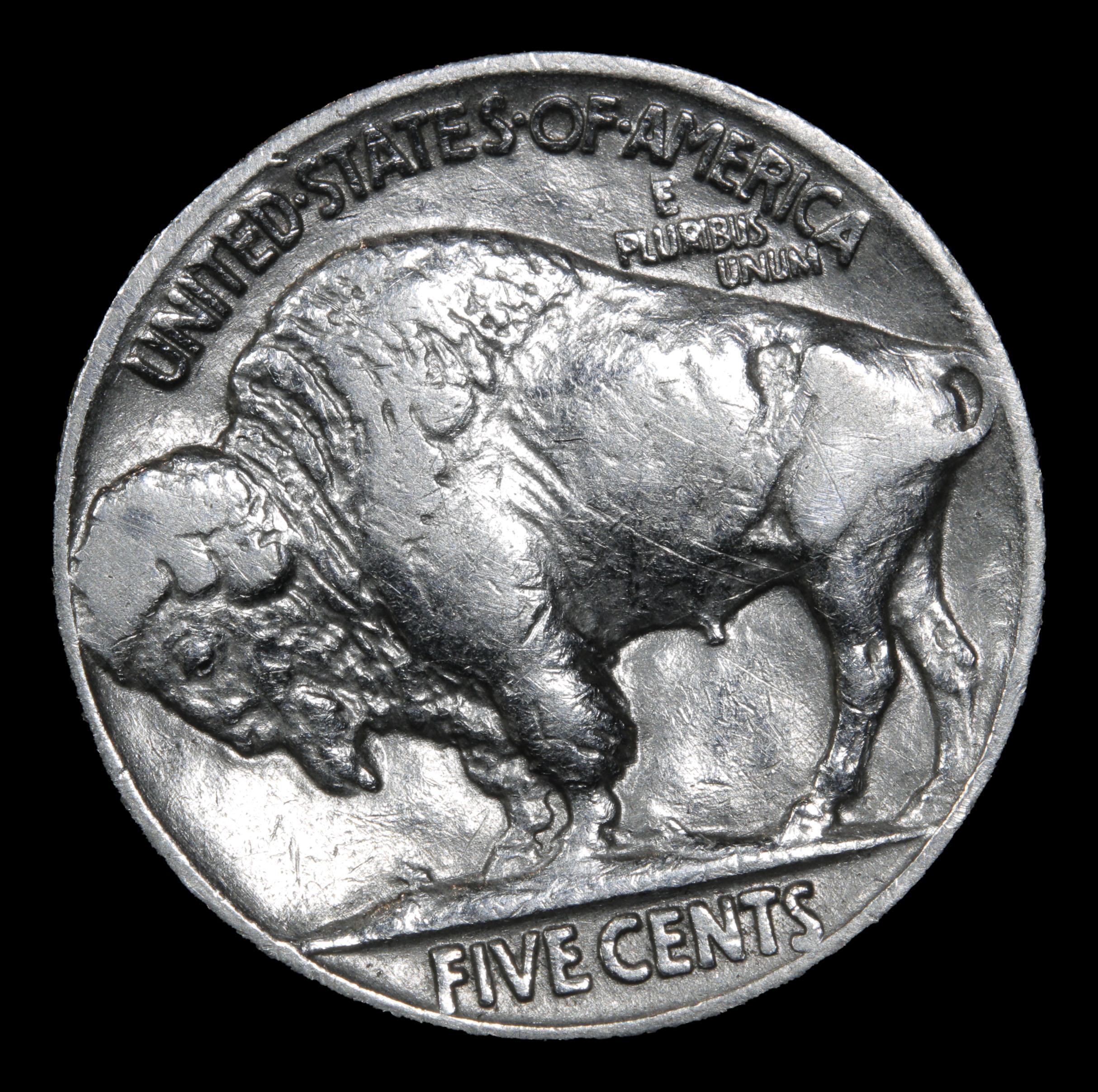 1936-p Buffalo Nickel 5c Grades vf++