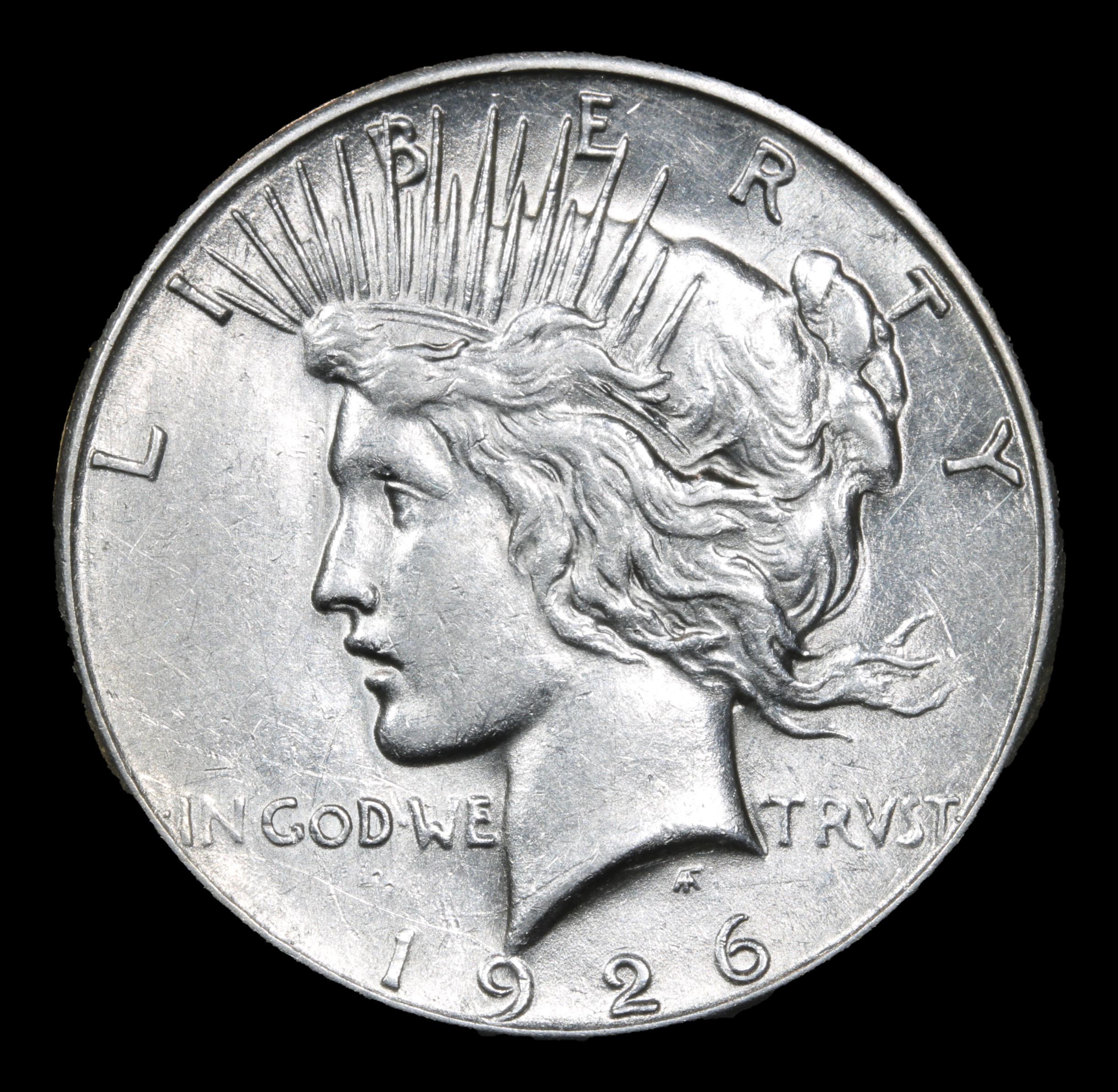 1926-s Peace Dollar $1 Grades Choice AU/BU Slider