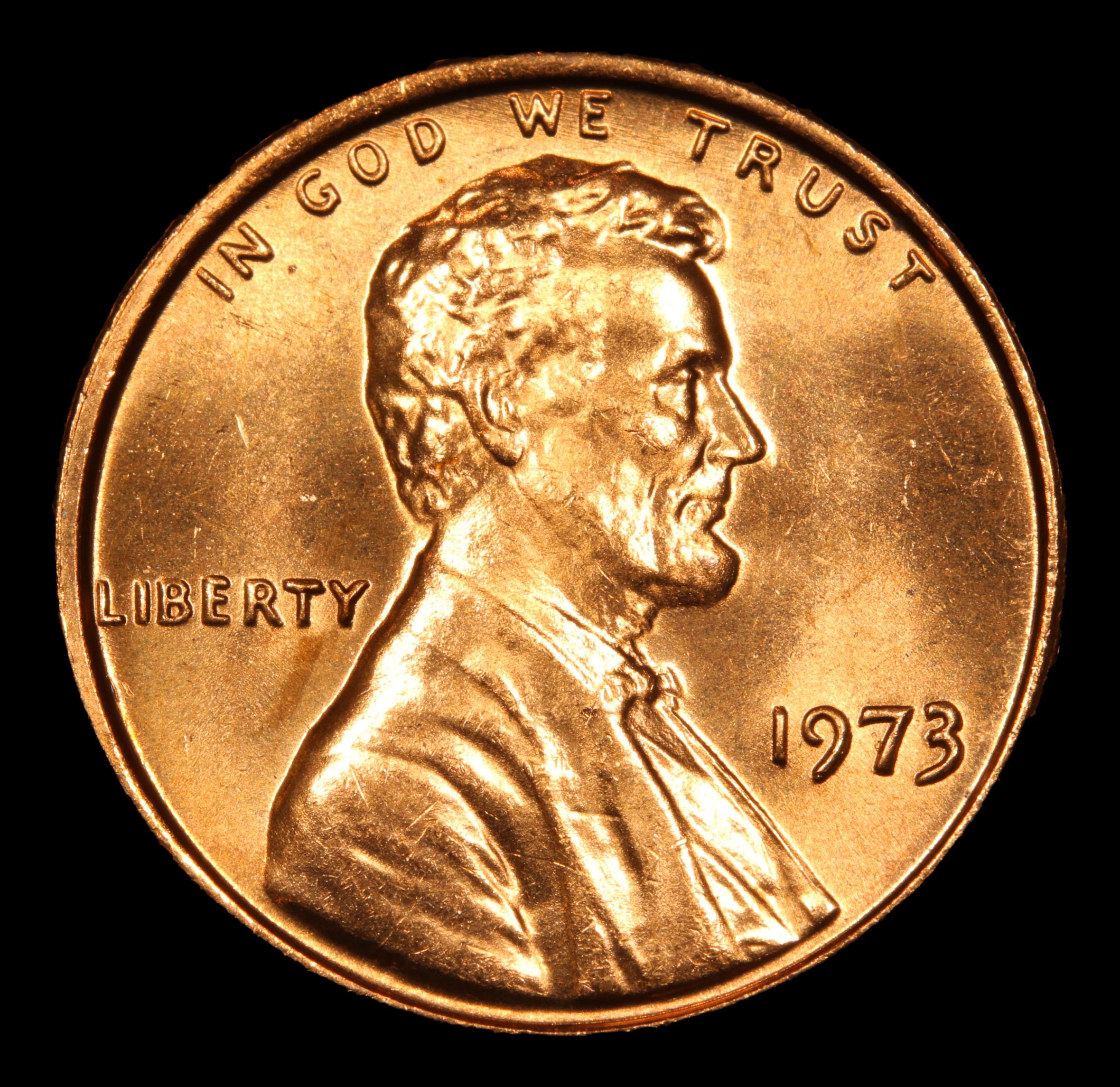 1973-p Lincoln Cent 1c Grades GEM++ Unc