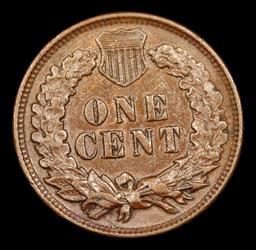 1906 Indian Cent 1c Grades Choice AU