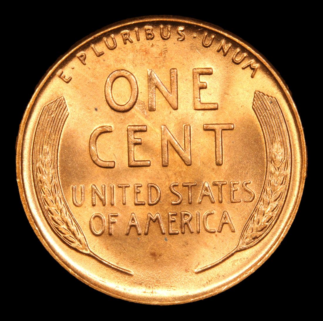 1942-d Lincoln Cent 1c Grades Choice+ Unc RD