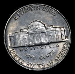 1952-p Jefferson Nickel 5c Grades Choice+ Unc