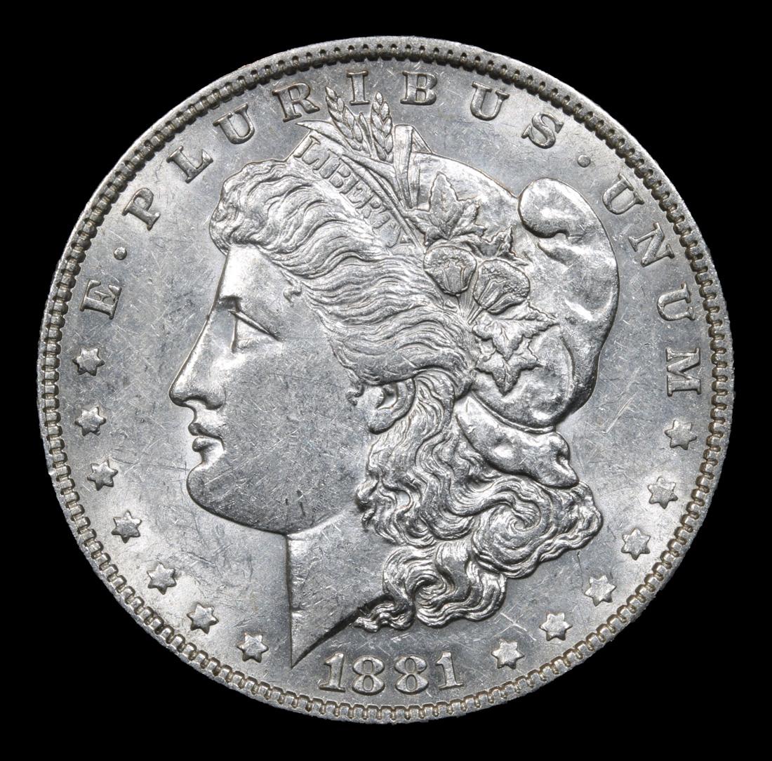 1881-p Morgan Dollar $1 Grades Select Unc