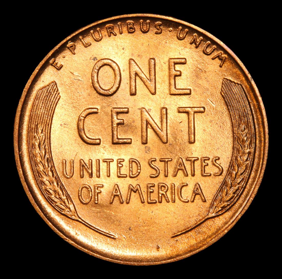 1942-d Lincoln Cent 1c Grades Choice+ Unc RD