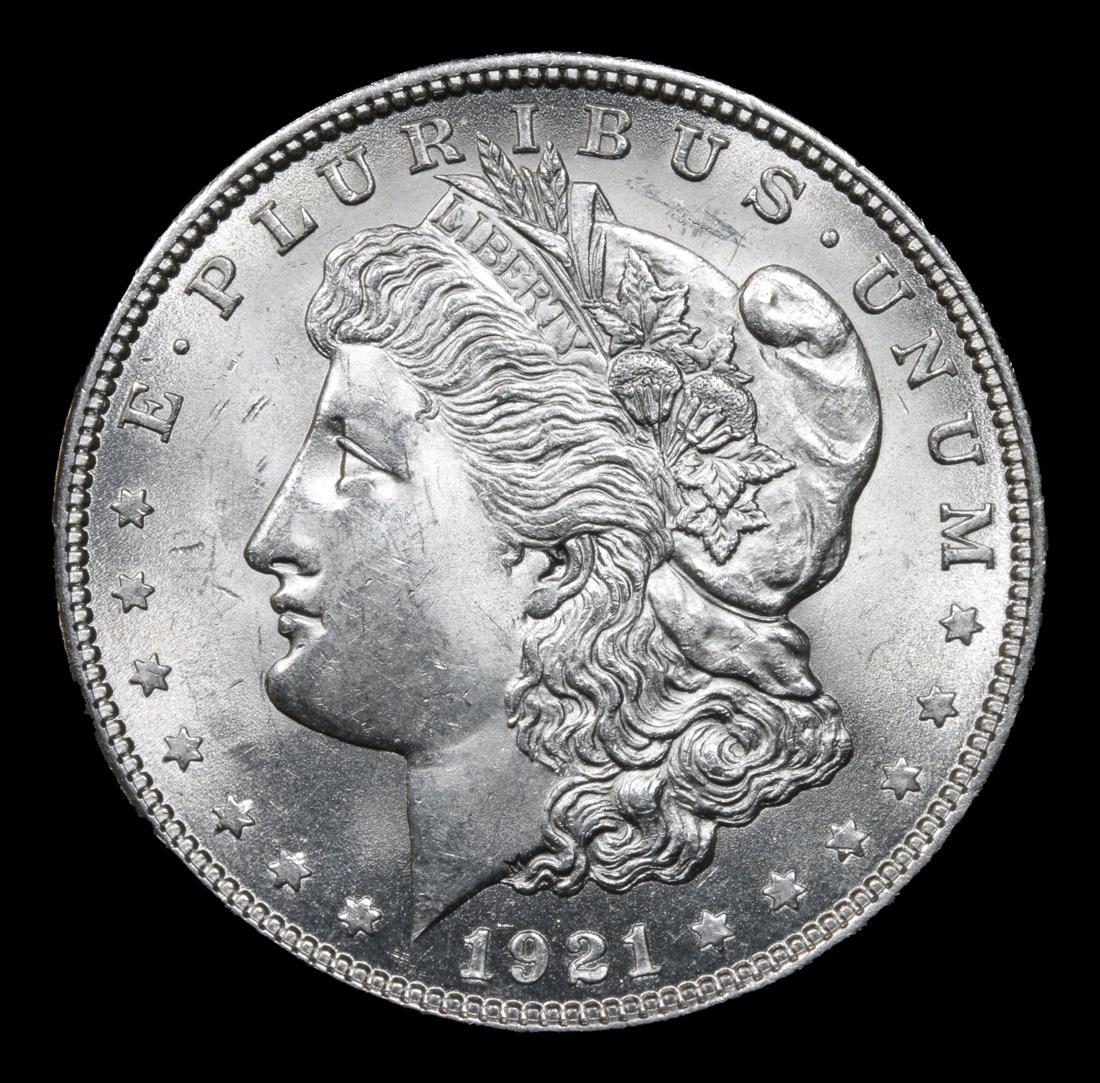 1921-p Morgan Dollar $1 Grades Choice+ Unc