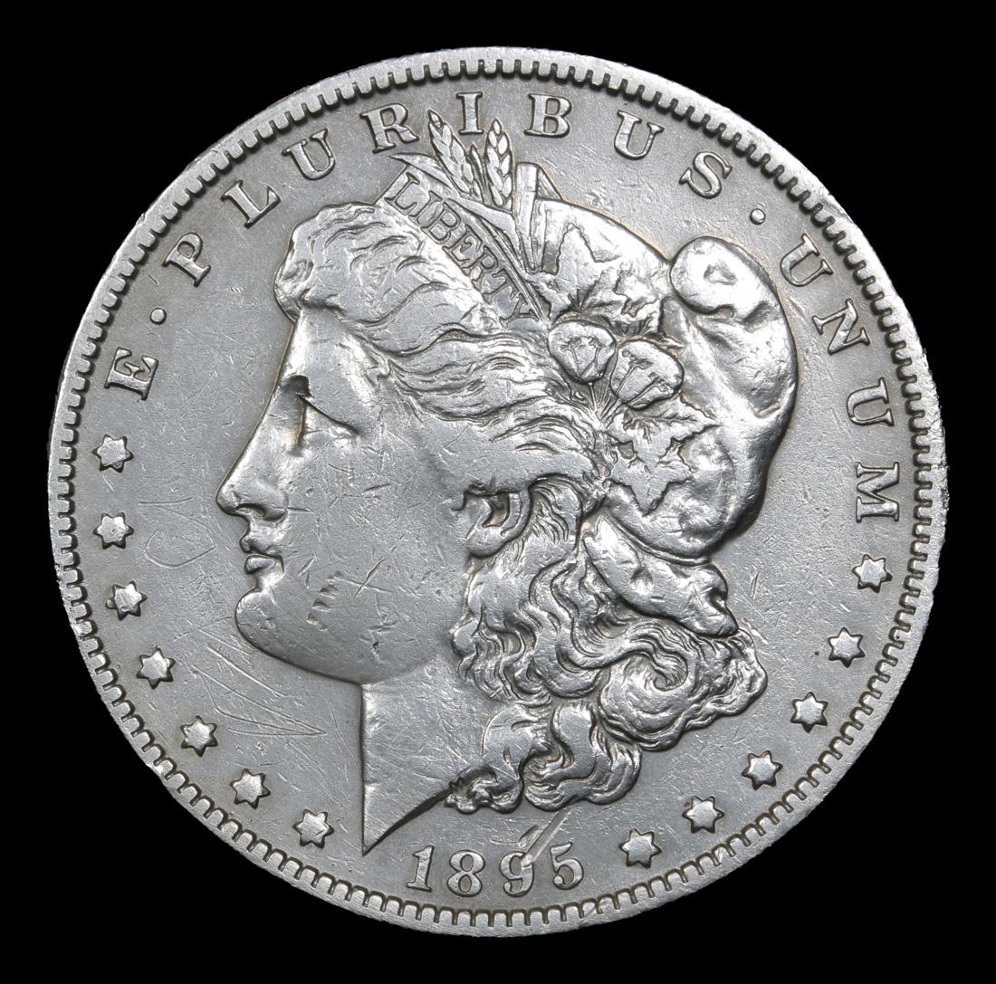 1895-o Morgan Dollar $1 Grades xf details