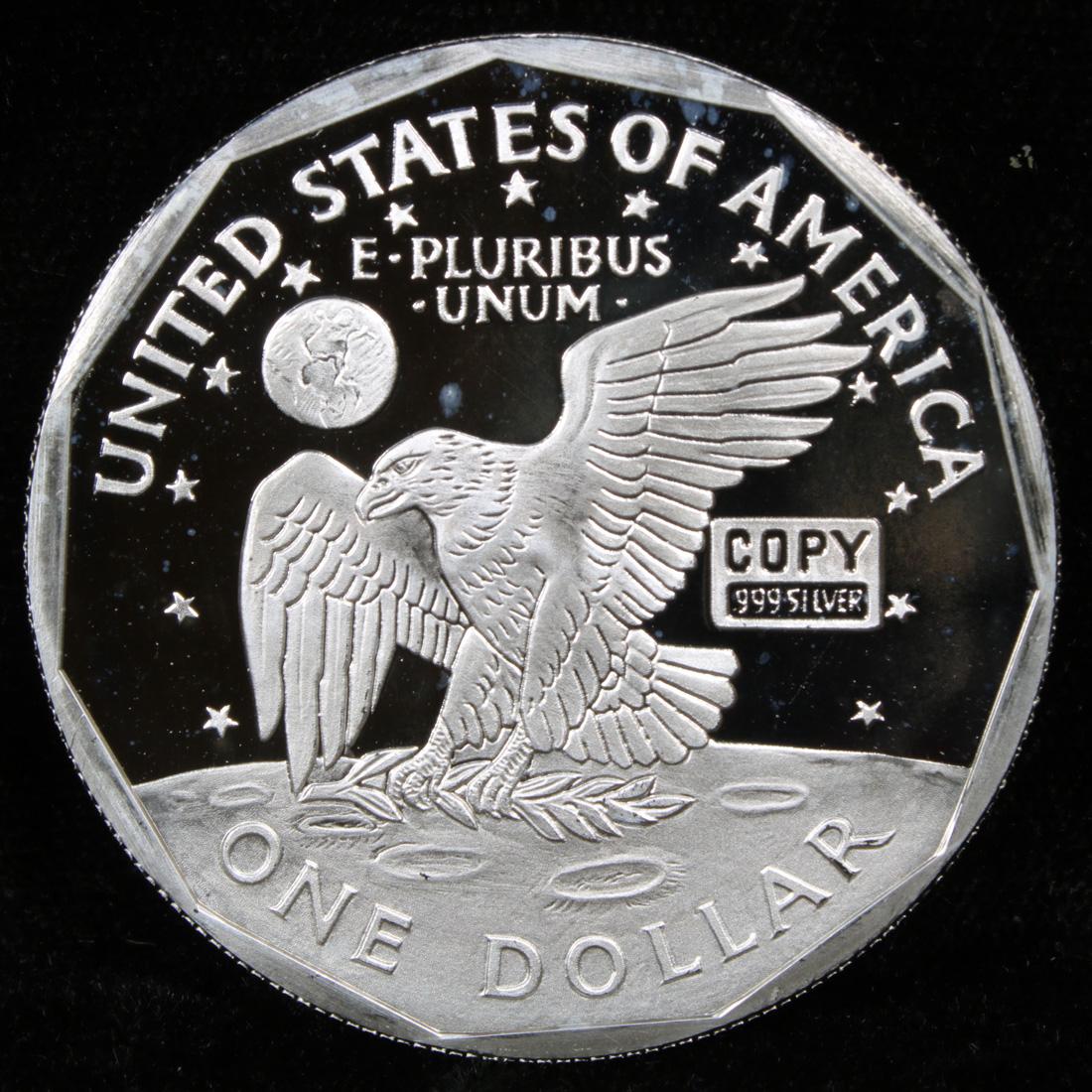 1979 Tribute Silver Round 2.2oz .999 Pure Silver Grades