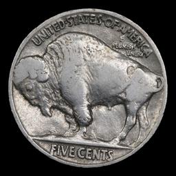 1934-p Buffalo Nickel 5c Grades vf details