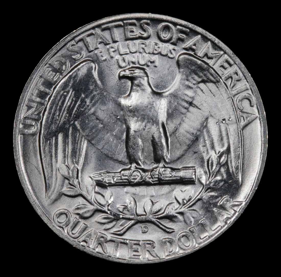 1953-d Washington Quarter 25c Grades Choice Unc