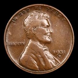 1931-d Lincoln Cent 1c Grades AU Details