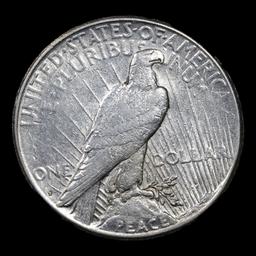 1925-s Peace Dollar $1 Grades xf+
