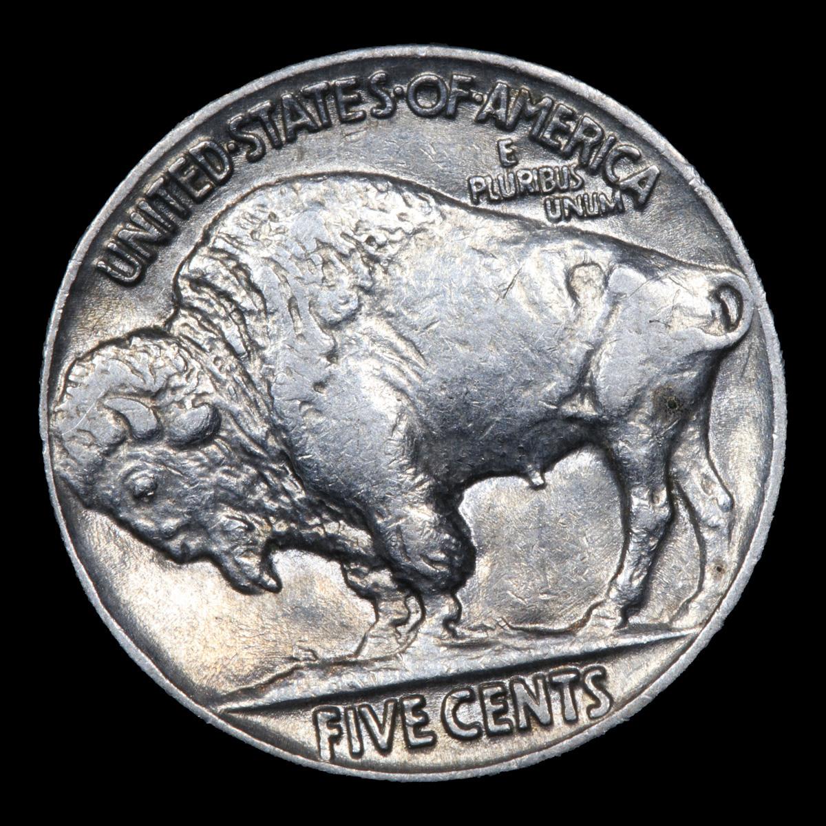 1937-p Buffalo Nickel 5c Grades Choice AU/BU Slider