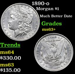 1890-o Morgan Dollar $1 Grades Select+ Unc