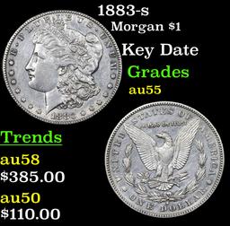 1883-s Morgan Dollar $1 Grades Choice AU