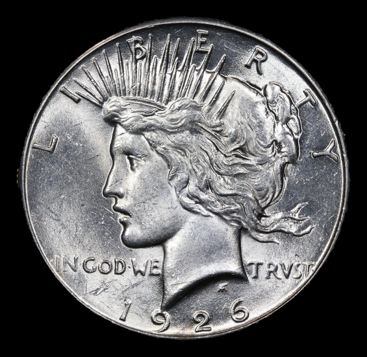 1926-p Peace Dollar $1 Grades Select+ Unc