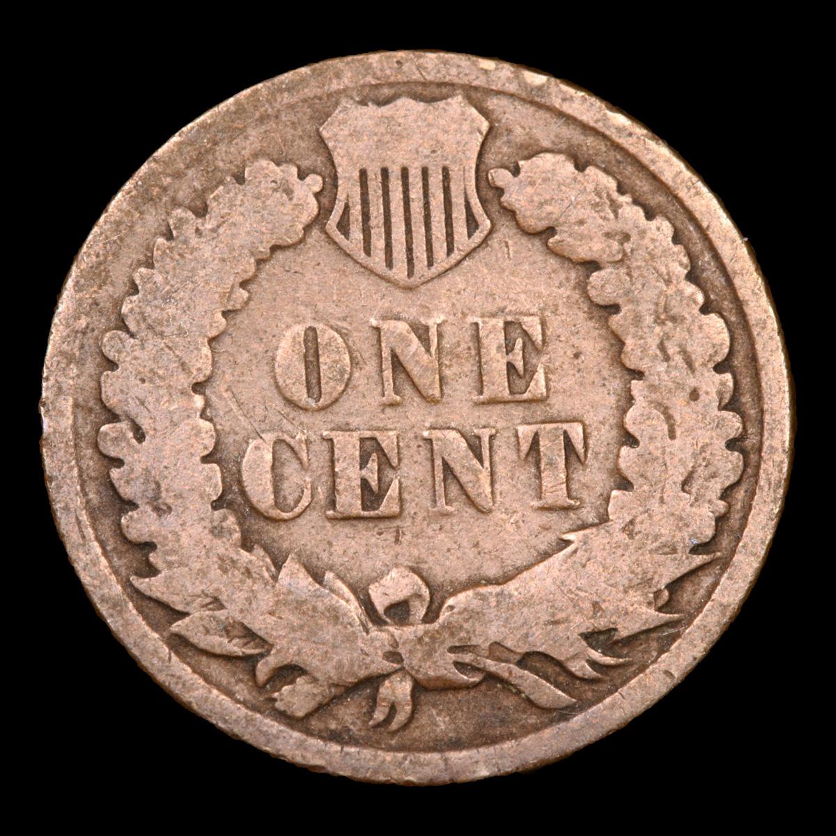 1879 Indian Cent 1c Grades f, fine